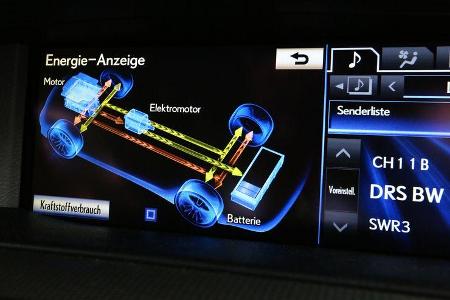 Lexus LS 600h F-Sport, Display, Bordcomputer