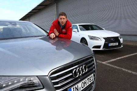 Audi A8 4.0 TFSI quattro, Lexus LS 600h F-Sport, Jens Dralle