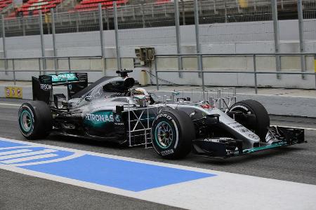 Lewis Hamilton - Mercedes - Formel 1 - Test - Barcelona - 2. Mrz 2016
