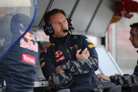Christian Horner - Red Bull - Formel 1 - Test - Barcelona - 2. Mrz 2016