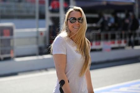 Lindsey Vonn - Skifahrerin - Formel 1 - Test - Barcelona - 2. Mrz 2016