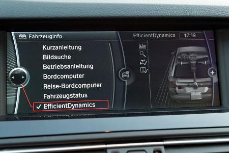 BMW 520i Touring, Display