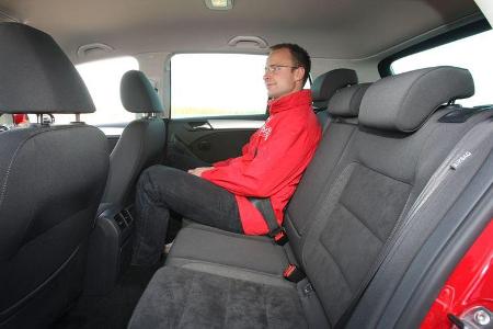 VW Golf, Fond, Rückbank