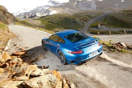 Porsche 911 Turbo S, Heckansicht