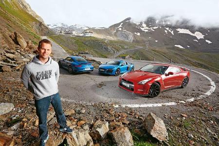 Audi R8 LMX, Nissan GT-R, Porsche 911 Turbo S, Christian Gebhardt