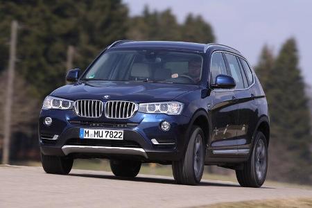 BMW X3 xDrive 35d, Frontansicht BMW X3 xDrive 35d, Frontansicht