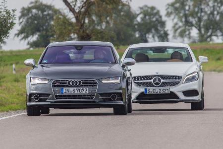 Mercedes CLS 500 4MATIC, Audi S7 Sportback Mercedes CLS 500 4MATIC, Audi S7 Sportback