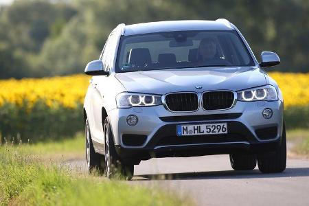 BMW X3 xDRIVE 20d, Frontansicht