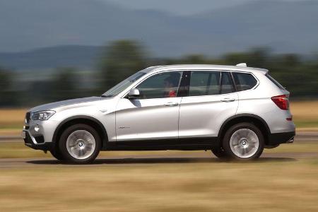 BMW X3 xDRIVE 20d, Seitenansicht
