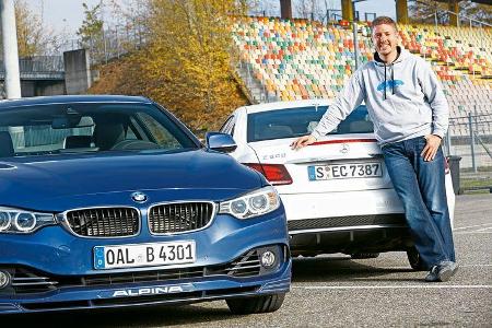 Alpina B4 Biturbo Coupé Allrad, Mercedes E 500 Coupé, Jens Dralle