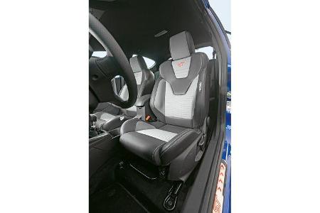 Ford Fiesta ST, Fahrersitz