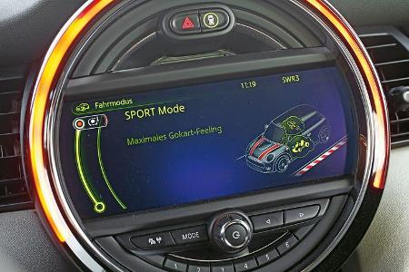 Mini Cooper S, Anzeigeinstrument