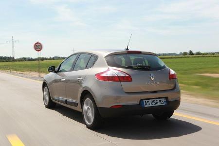 Renault Megane TCE 130, Heck, Rückansicht