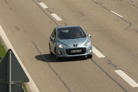 Peugot 308 Vti 120, Fronansicht, Autobahn