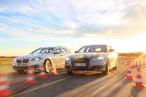 Audi A6 Avant 2.0 TDI Ultra vs. BMW 520d Touring