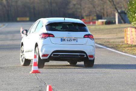 Citron DS4, Heckansicht, Slalom