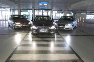 Mercedes C 220 CDI, Audi A4 2.0 TDI, BMW 320