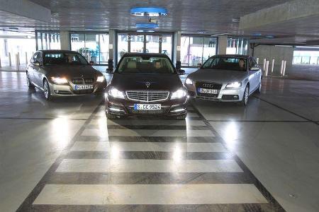 Mercedes C 220 CDI, Audi A4 2.0 TDI, BMW 320d Mercedes C 220 CDI, Audi A4 2.0 TDI, BMW 320d