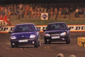 Doppeltest Ford Fiesta 1.6 gegen Renault Clio 1.6 16 V