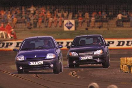 Doppeltest Ford Fiesta 1.6 gegen Renault Clio 1.6 16 V Doppeltest Ford Fiesta 1.6 gegen Renault Clio 1.6 16 V