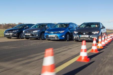 Ford Focus Turnier, Honda Civic Tourer, Opel Astra Sports Tourer, Toyota Auris Touring Sports