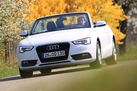 Audi A5 Cabrio 2.0 TDI, Frontansicht