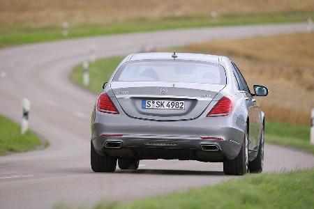 Mercedes S 400 Hybrid, Heckansicht