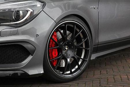 Mercedes CLA 45 AMG mit Felgen von Schmidt