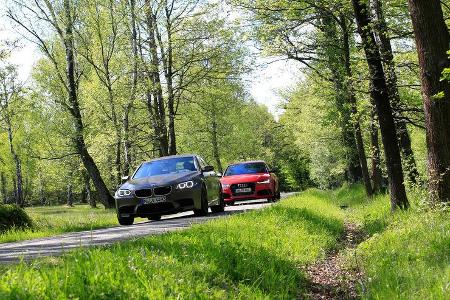 Audi RS 6 Avant Performance, BMW M5 Competition, Frontansicht