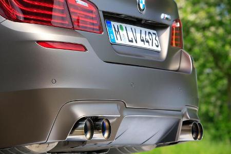 BMW M5 Competition, Endrohre