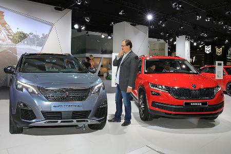 Peugeot 5008 und Skoda Kodiaq Peugeot 5008 und Skoda Kodiaq