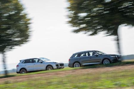 Audi SQ7 4.0 TDI Quattro, Porsche Cayenne S Diesel