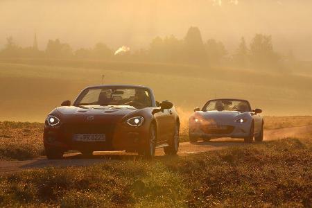 Fiat 124 Spider 1.4 Turbo, Mazda MX-5 G 131, Impression