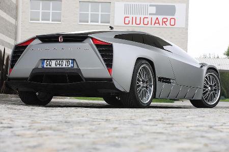 Einer der spektaulärsten Entwürfe des italienischen Designers Giorgetto Giugiaro ist der Quaranta. Die Studie zeigt die Zuku...