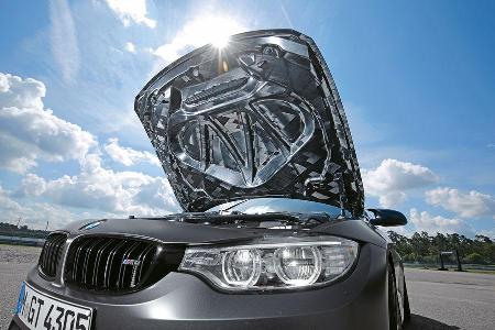 BMW M4 GTS, Motorhaube