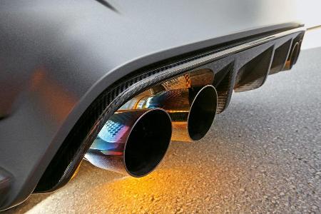 BMW M4 GTS, Endrohre