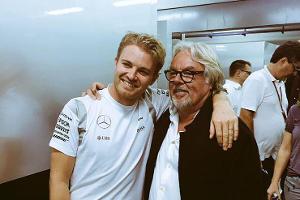 Keke Rosberg zittert mit Sohn Nico Rosberg
