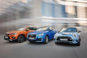 Audi Q2, Mini Clubman und Seat Ateca im Vergleich