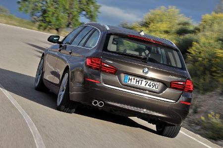 BMW Fünfer Touring, Heckansicht