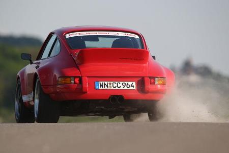 K & F-Porsche 911, Heckansicht