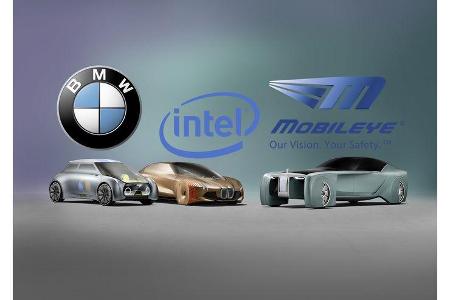 BMW Kooperation Allianz mit Intel und MobilEye BMW Kooperation Allianz mit Intel und MobilEye