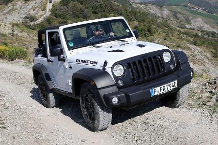 Wer den dreitürigen Jeep Wrangler Rubicon bestellt, erhält damit das mit weitem Abstand geländegängigste Serien-Auto auf dem... Wer den dreitürigen Jeep Wrangler Rubicon bestellt, erhält damit das mit weitem Abstand geländegängigste Serien-Auto auf dem...