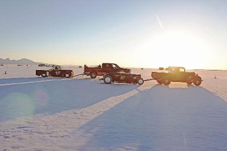 Bonneville Speed Week, Salzwste, Impression, Geschwindigkeit, Rekordfahrten