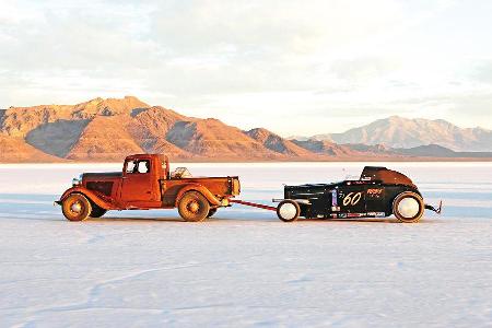 Bonneville Speed Week, Salzwste, Impression, Geschwindigkeit, Rekordfahrten