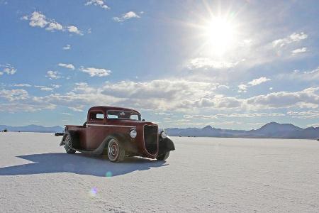 Bonneville Speed Week, Salzwste, Impression, Geschwindigkeit, Rekordfahrten