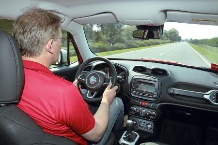 Jeep Renegade 2.0 Multijet, Cockpit, Fahrersicht