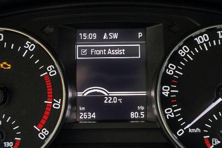 Skoda Fabia Combi, Display, Anzeige, Infotainment