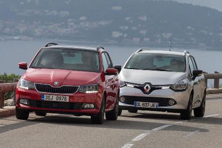 Renault Clio Grandtour, Skoda Fabia Combi,