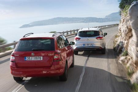 Renault Clio Grandtour, Skoda Fabia Combi,