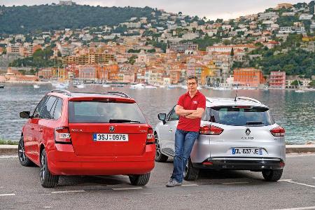 Renault Clio Grandtour, Skoda Fabia Combi,